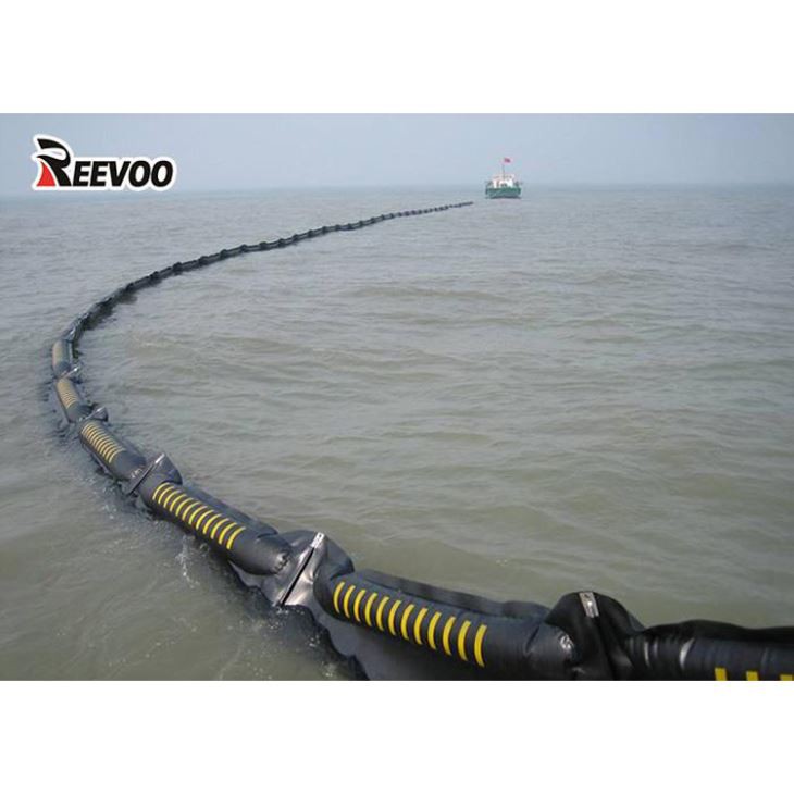 0.9mm Deunydd Tarpolin wedi'i Gorchuddio â PVC Ar gyfer ffyniant cyfyngiant olew