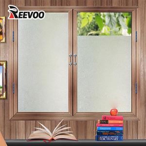 Ffilm Ffenestr Gwydr Addurnol barugog Ar gyfer y Swyddfa Ystafell Ymolchi