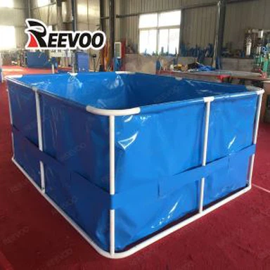 Tarpaulin Tanc Pysgod Ffrâm