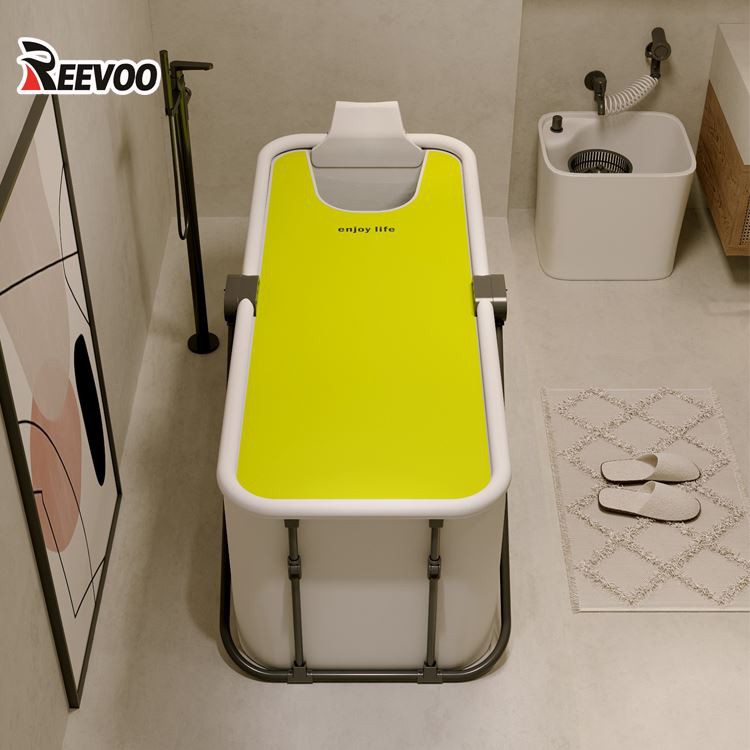 Bathtub plygadwy ar gyfer oedolion